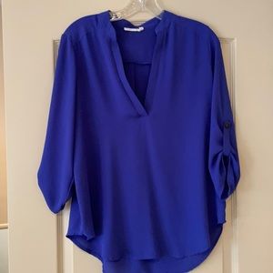 Royal Blue Lush Blouse